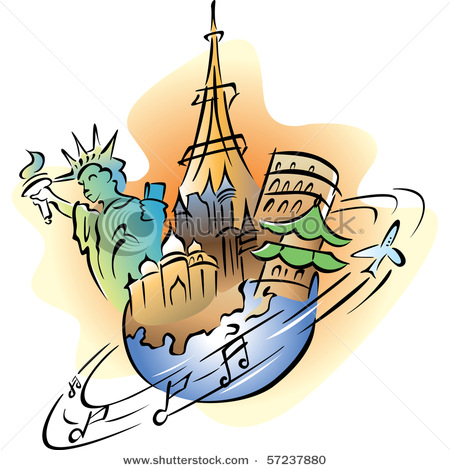 World Traveler | Travel scrapbook, World traveler, Clip art - Clip Art ...