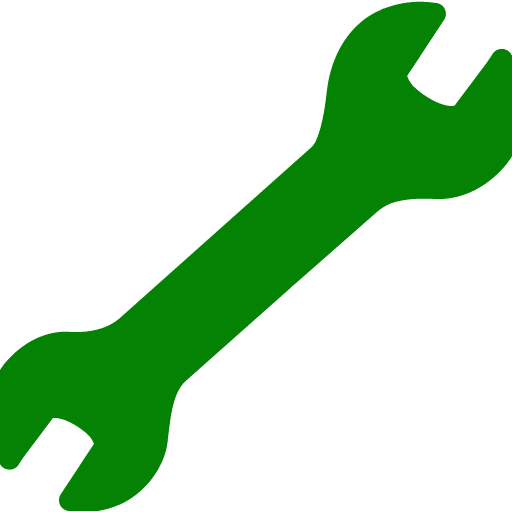 Green wrench 4 icon - Free green wrench icons - Clip Art Library