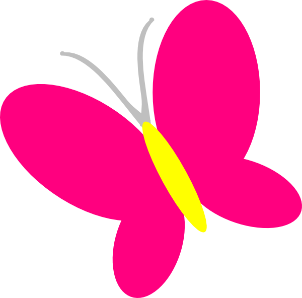 Pink Butterfly Illustration - Free Vector Graphic for Design Projects