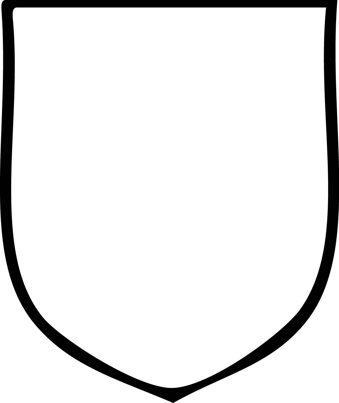 Blank Heraldic Shield Template - Download & Customize Your Coat of Arms