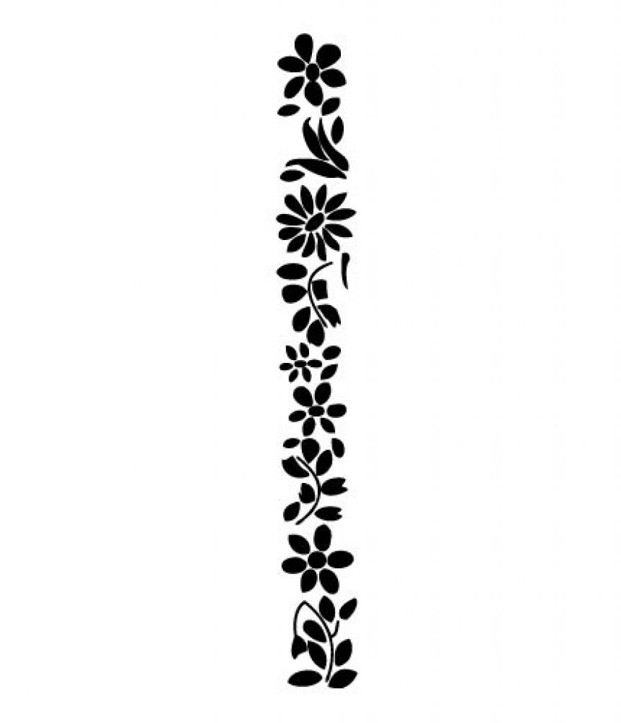 daisy chain border clip art