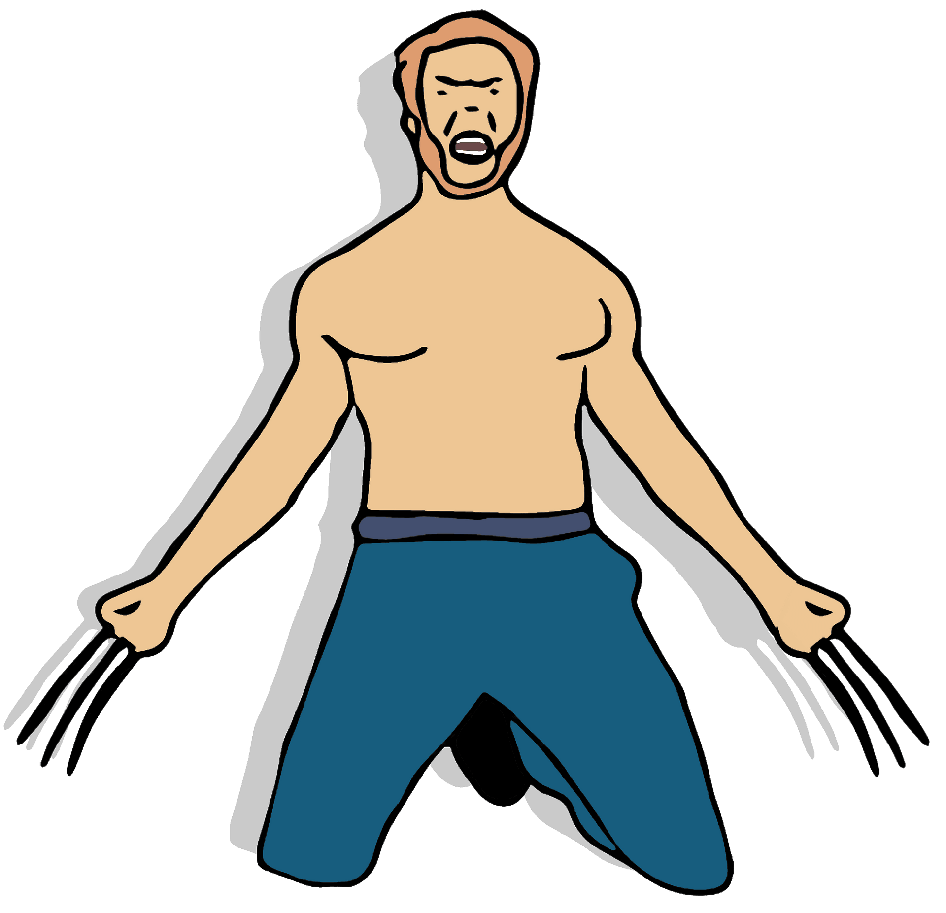 wolverine off the x men Clip Art Library Clip Art Library