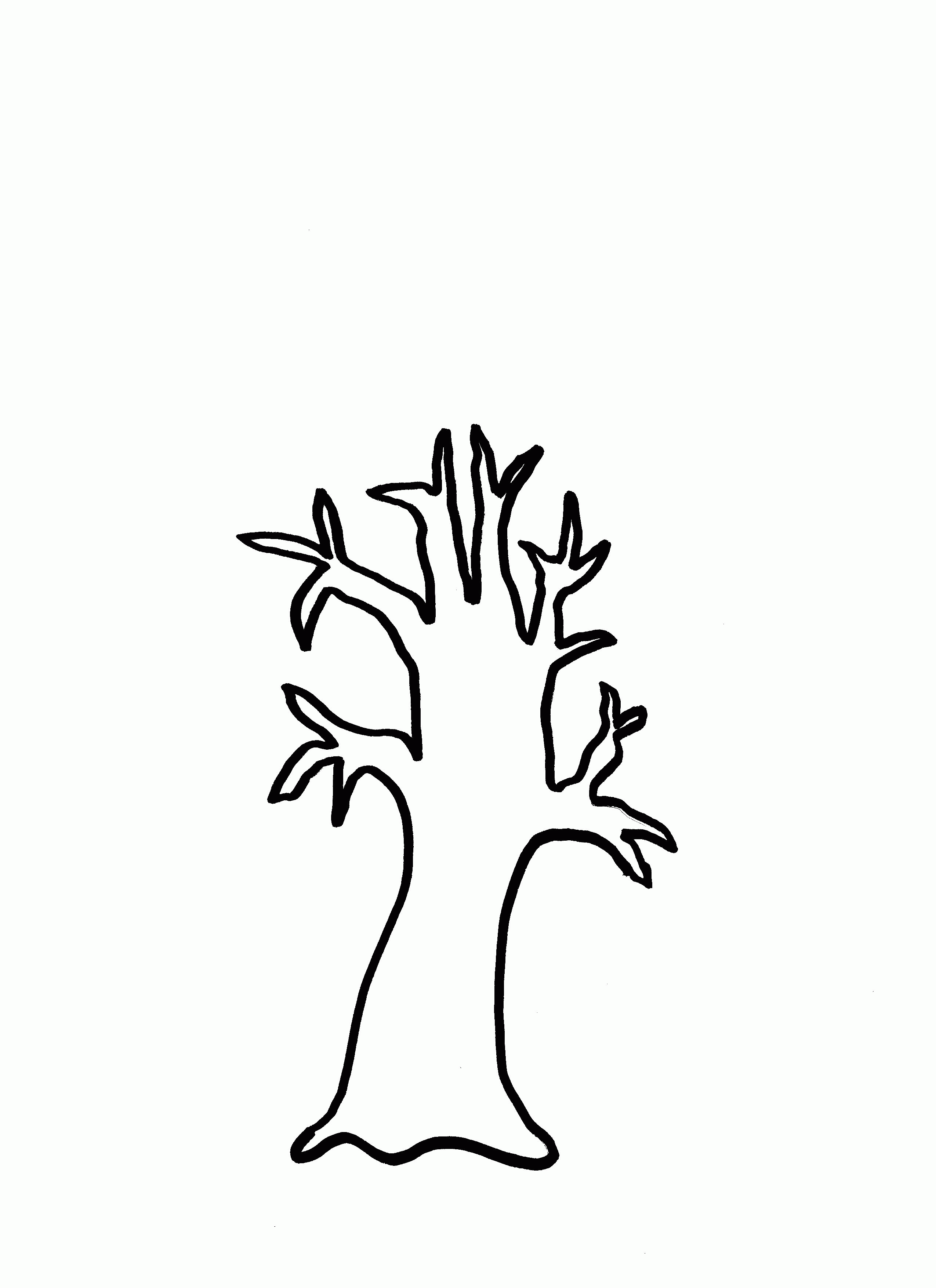 Free: How To Draw A Tree Free Printable Tree Stencils, 16