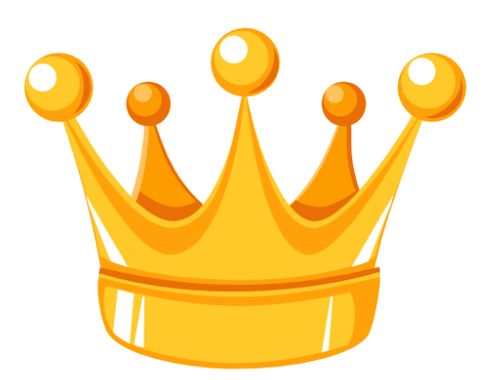 Golden Crown Icon - Royalty, Achievement & Leadership Symbol