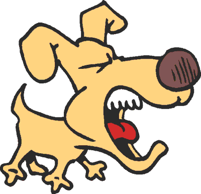 Dog Barking Royalty Free Vector Clip Art Illustration - Dog - Clip Art ...