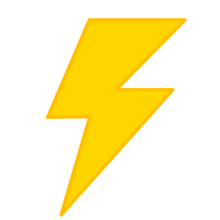 Lightning Bolt Icon - Free High-Resolution SVG & PNG Download