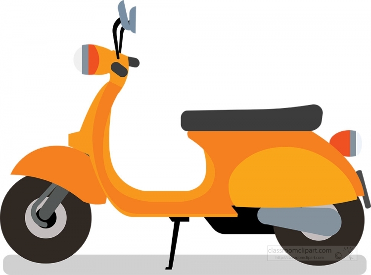 Vespa Scooter Vector Clipart 416197 At Graphics Factory Clip Art Library 5273