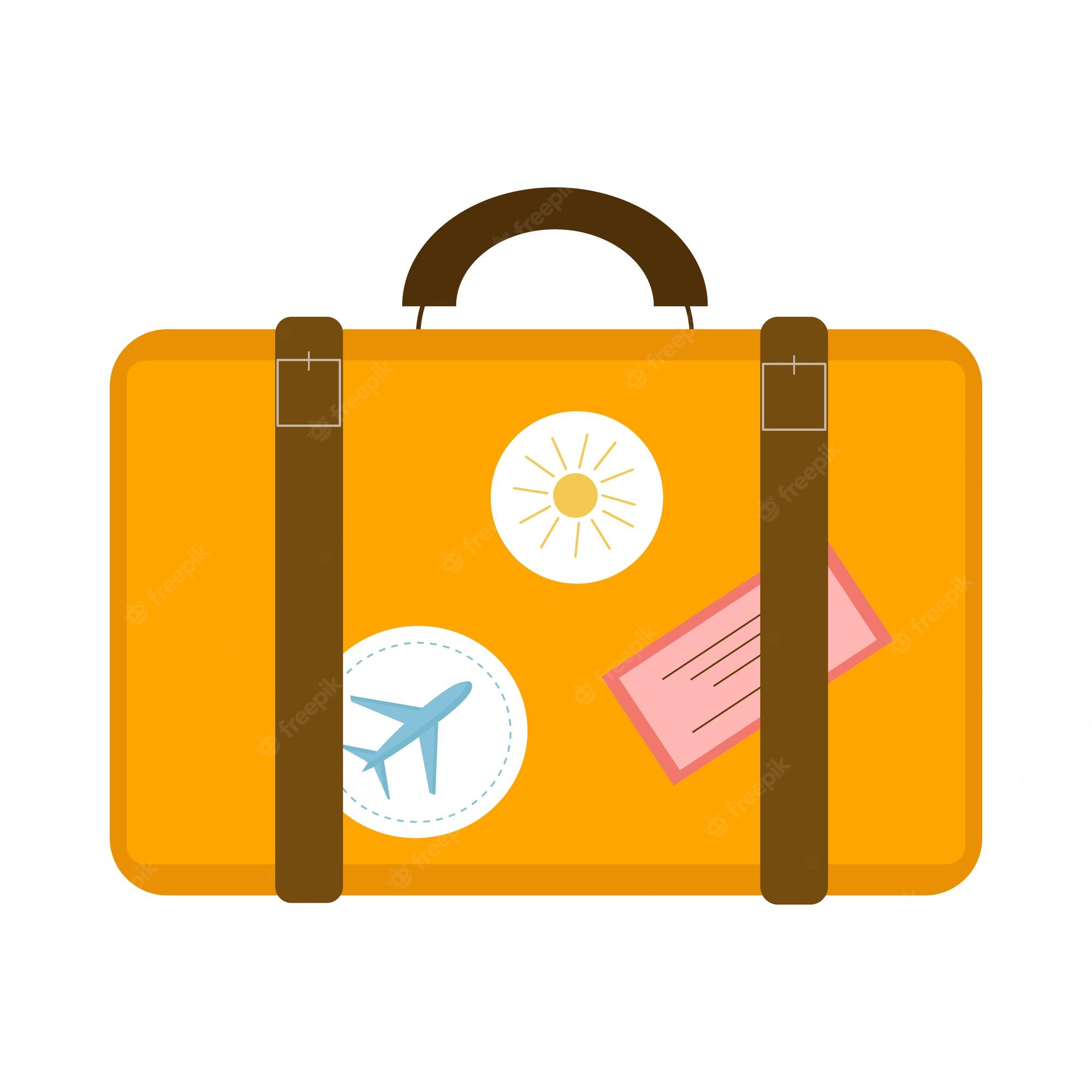 Luggage Outline Clipart Suitcase Baggage Clip Art - Shape Suitcase ...