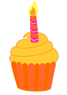 birthday cake with candles, red cake 14717923 Vector Art at Vecteezy