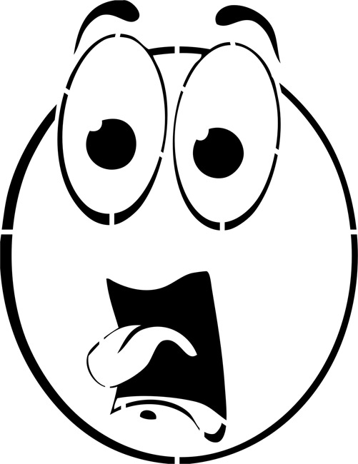 Surprised Emoji Face Clipart - Free Download for Web & Print