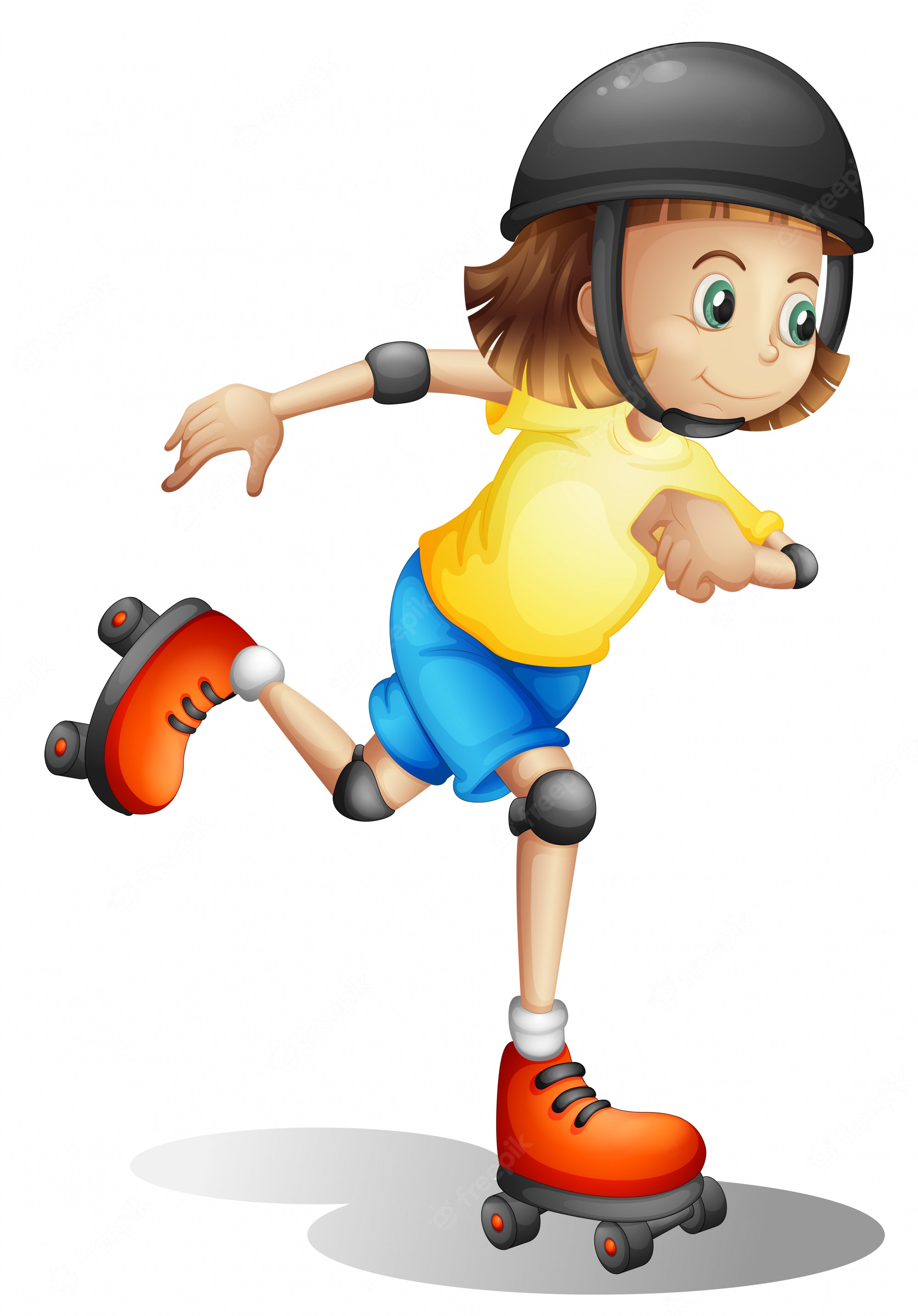 Clipart cute roller skates for kids Royalty Free Vector - Clip Art Library