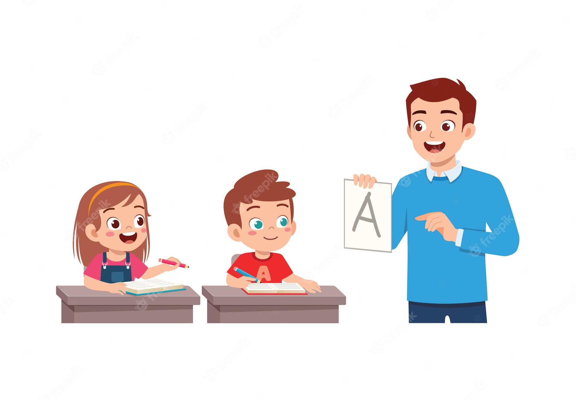 Explain Student Pointing Stock Illustration 19560385 PIXTA Clip 