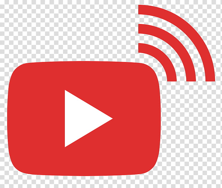 YouTube Streaming Icon - Wireless Video Playback Symbol