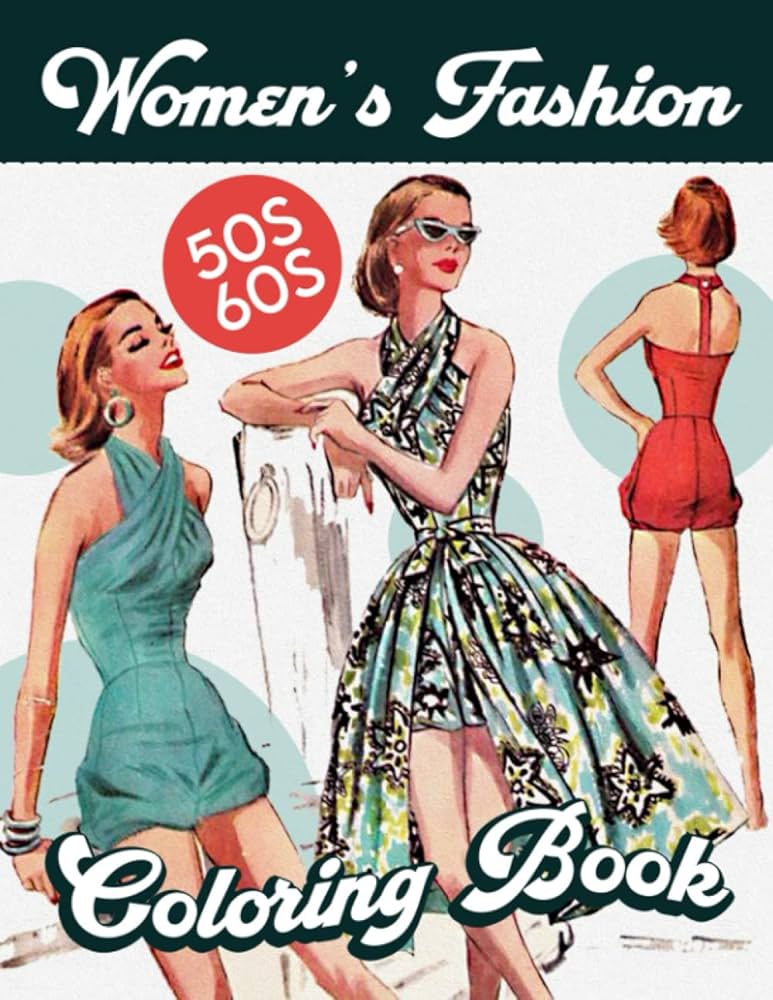 Vintage Fashion Ladies 1950s retailers Clipart Fussy