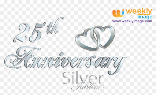 Free: Silver Anniversary Clipart - 25th Wedding Anniversary Png ...
