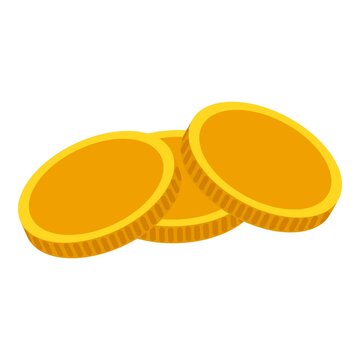 3 coins cliparts