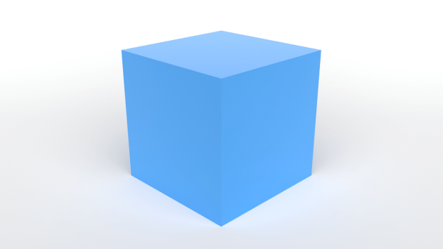 3D Model: 3D Shapes - Cube (Lehrer gemacht) - Twinkl