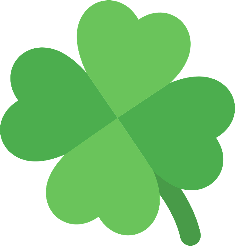 4 leaf clover clipart