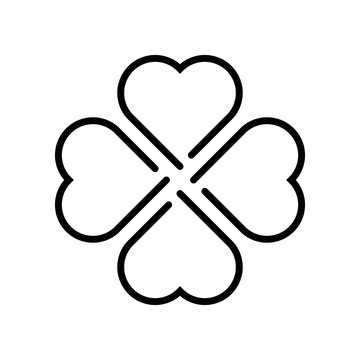Four Leaf Clover Outline Images – Browse 8,378 Stock Photos ...