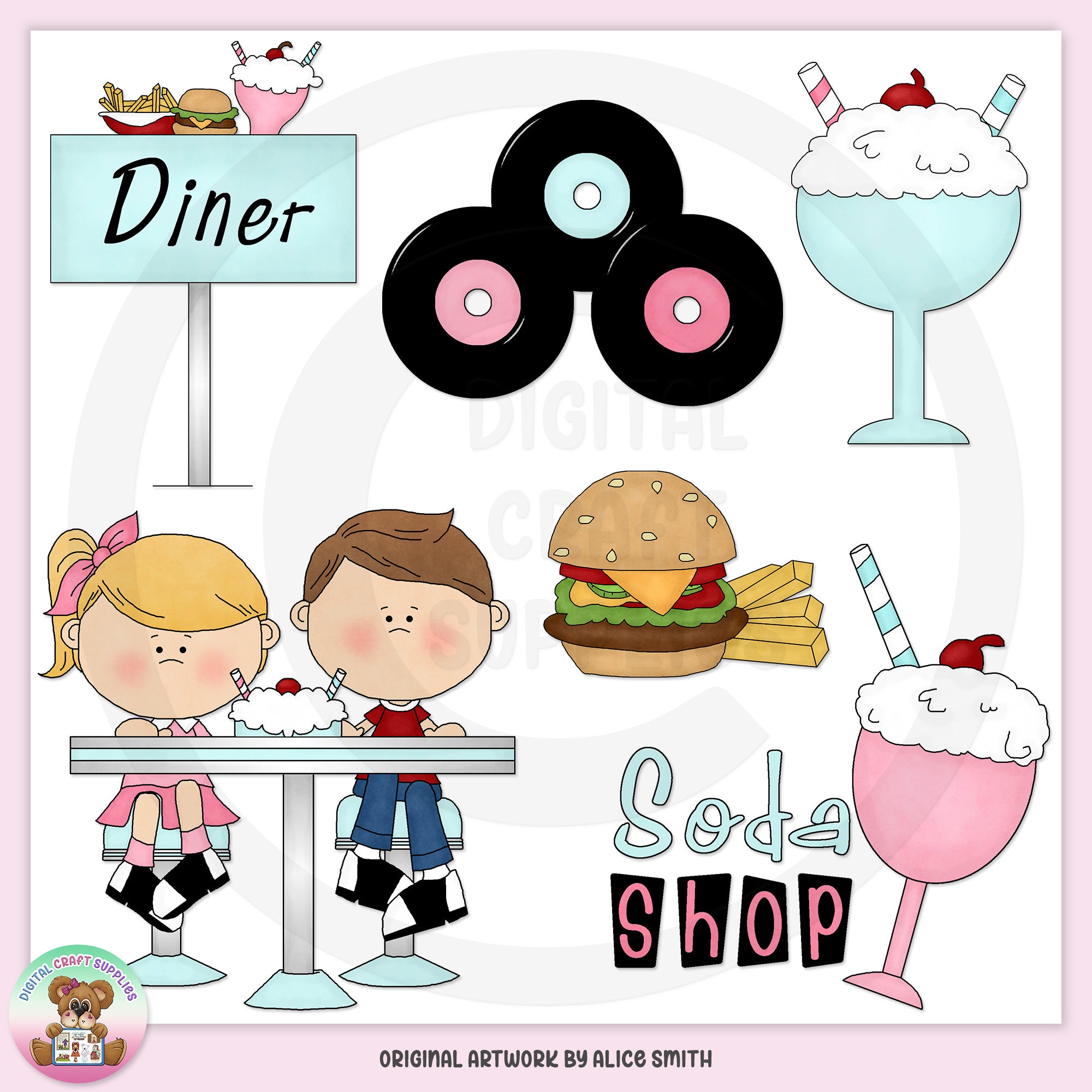 50 s clipart