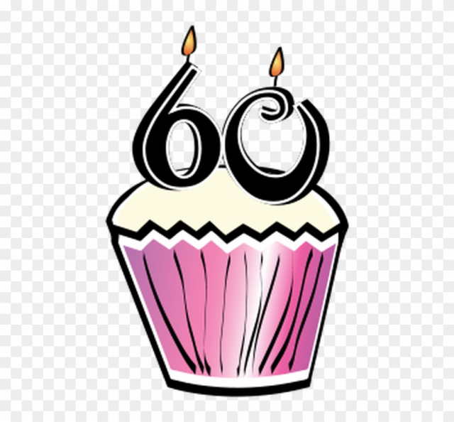 60 birthday cake cliparts