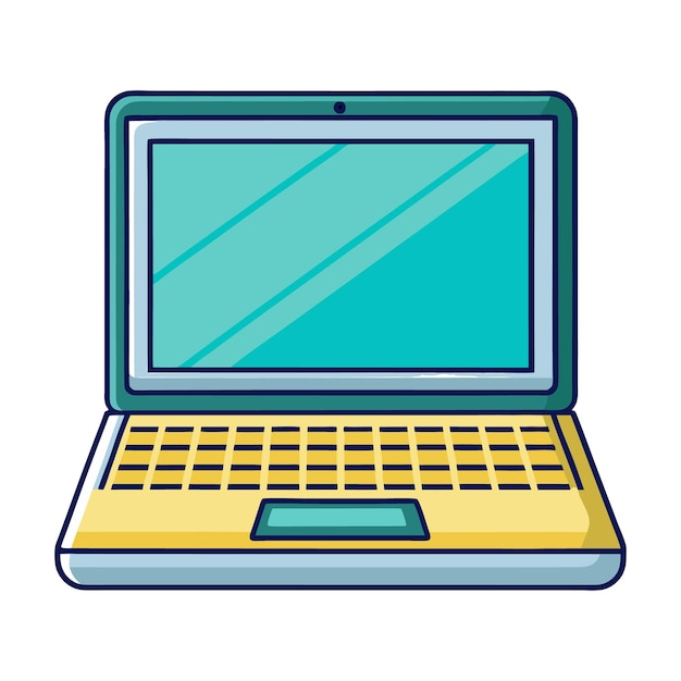 Laptop clipart vector illustration for Cyber Monday Designs ...
