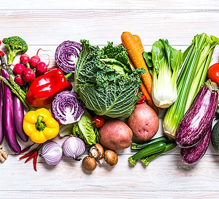 a picture of vegetables