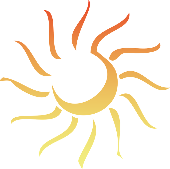 abstract sun cliparts