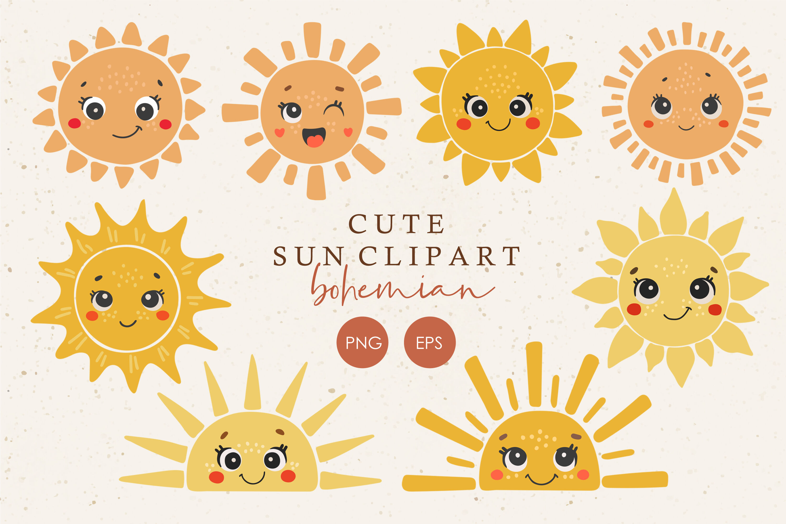 abstract sun cliparts