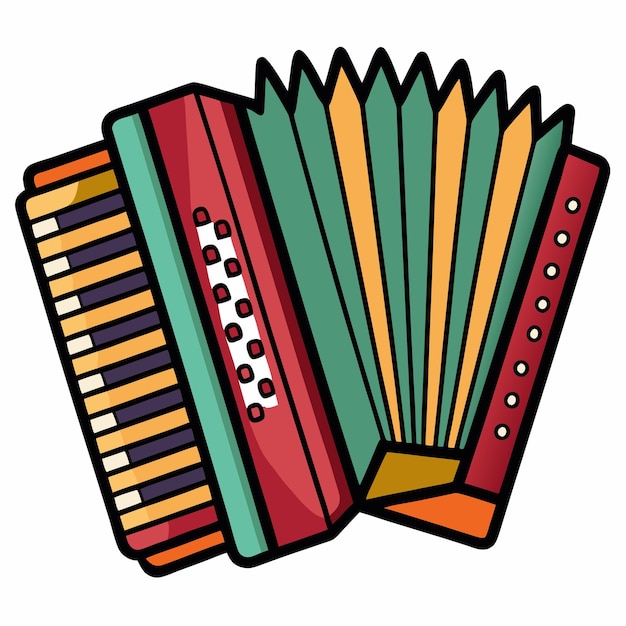 accordion clipart 2024