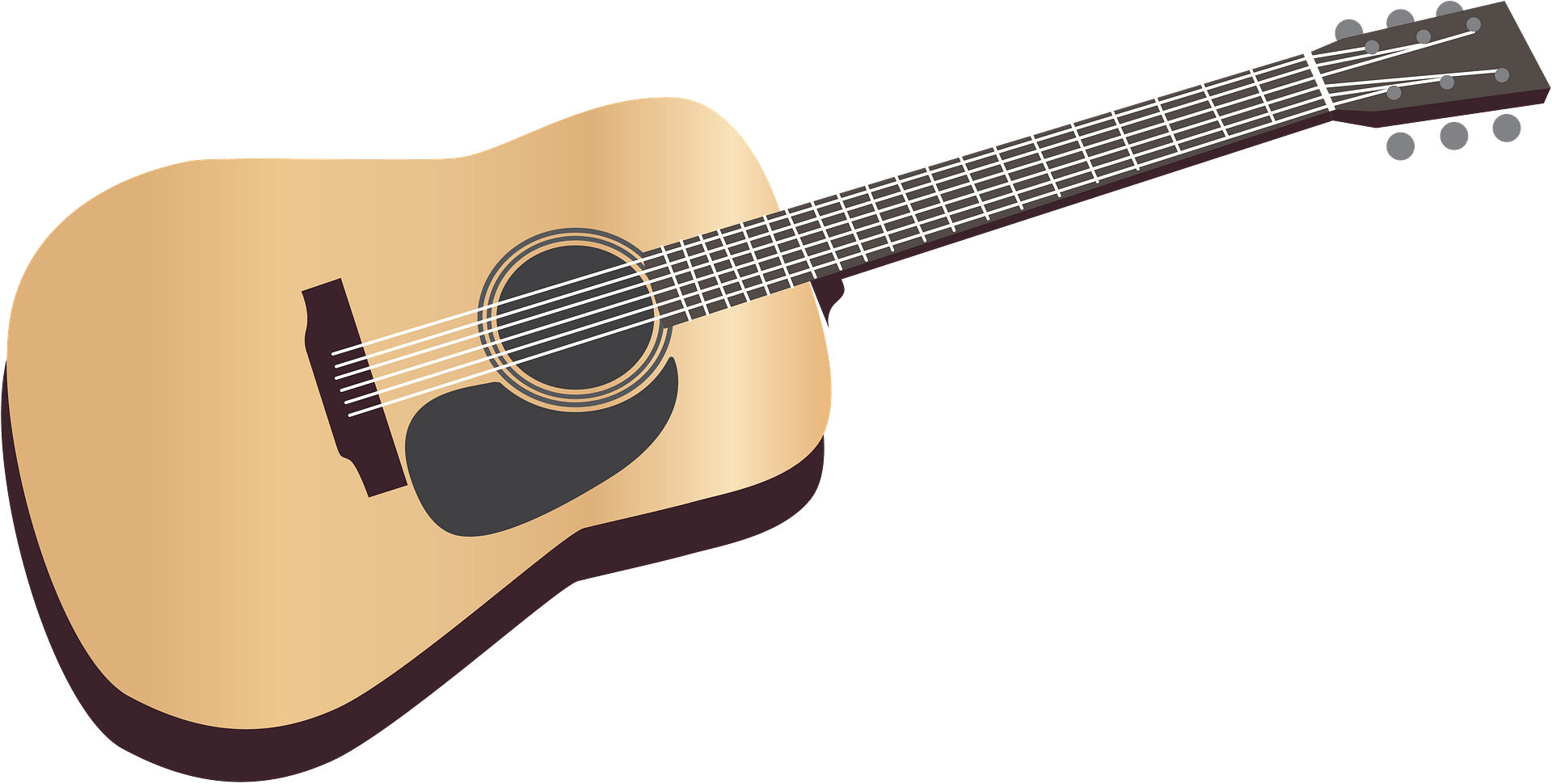 acoustic guitar clipart 2024