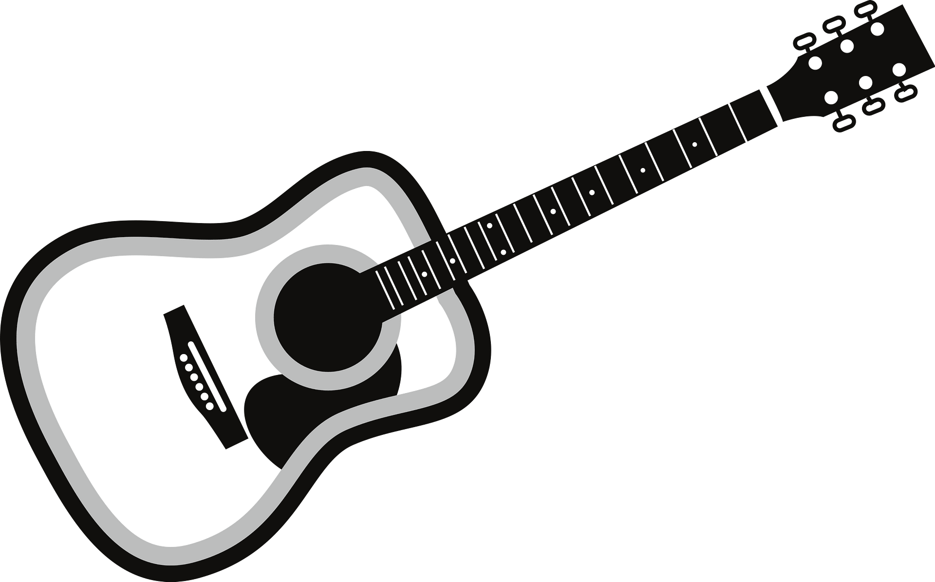 acoustic guitar clipart 2024