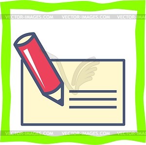 Address - vector EPS clipart