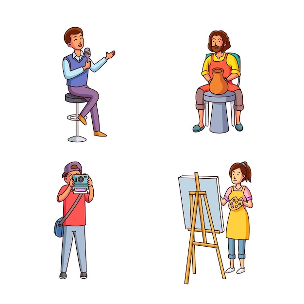 adult activities cliparts