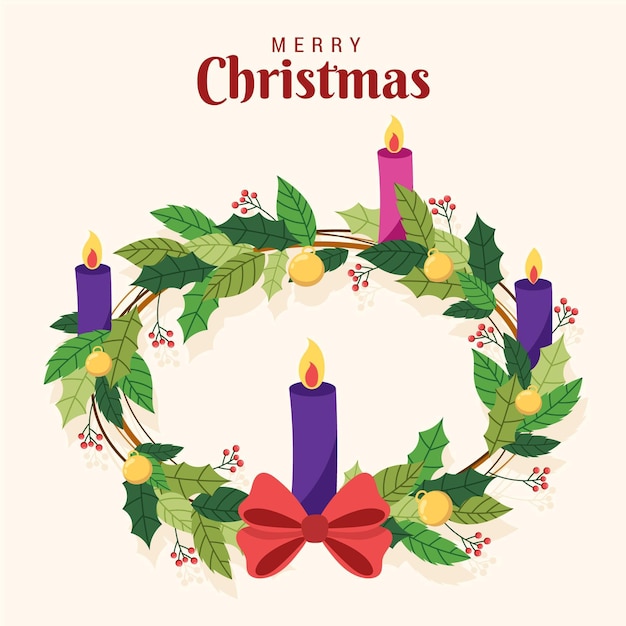 advent wreath clipart 2024