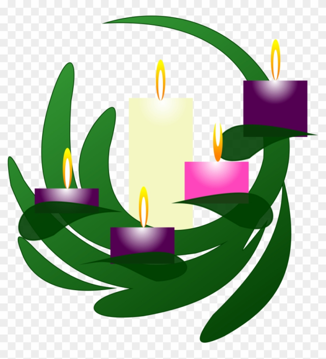 advent wreath clipart