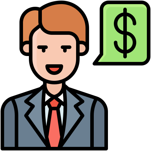 Financial advisor Generic Outline Color icon | clipart library