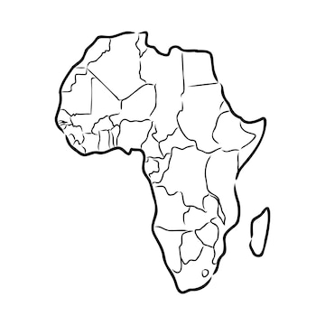 africa cliparts white