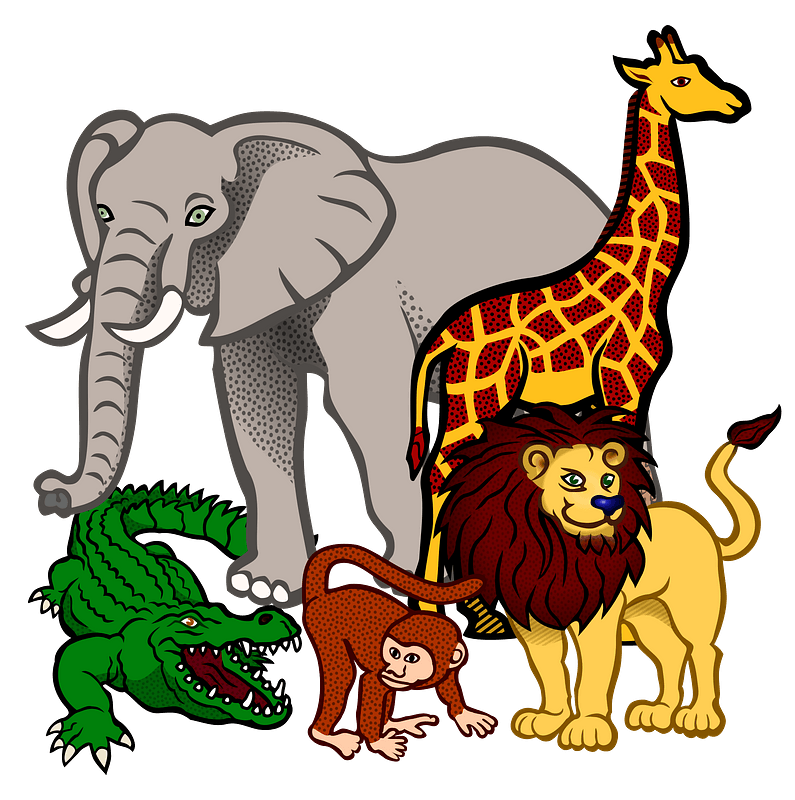 african animals clipart