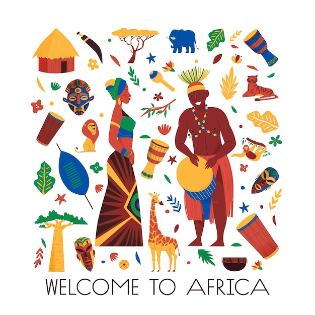 african life cliparts
