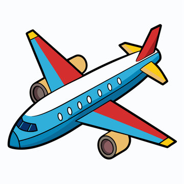 airplane drawing cliparts