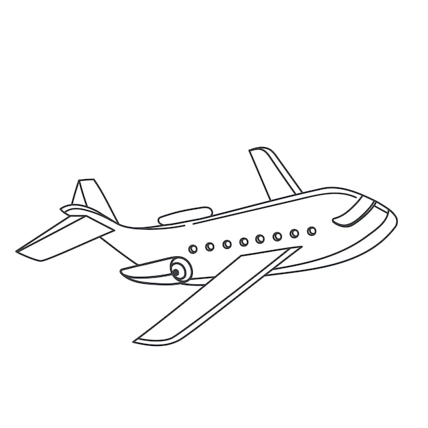 airplane outline