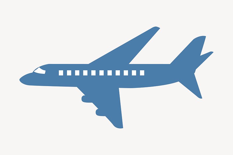 airplane vector cliparts