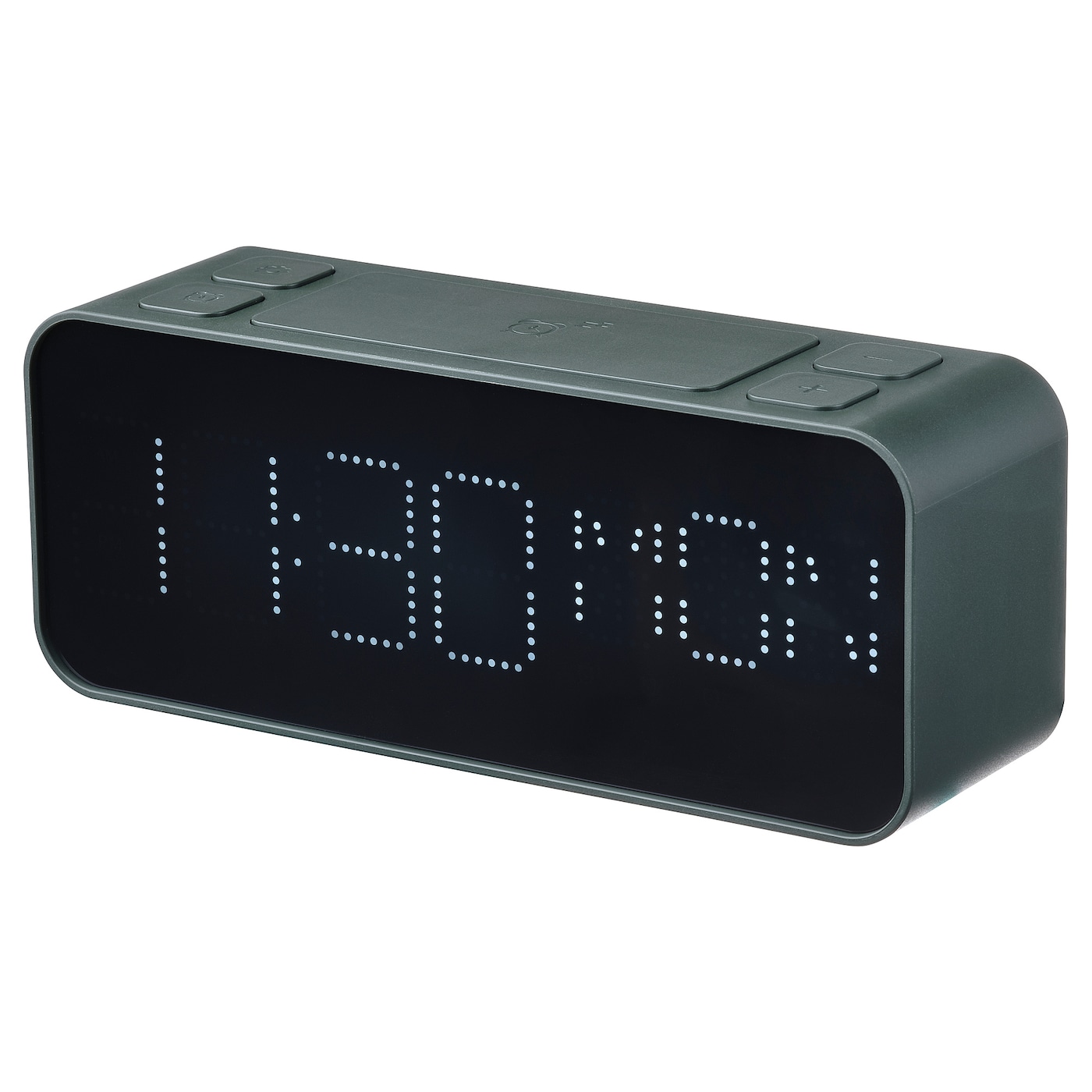 BONDTOLVAN Alarm clock - digital/green 20x8 cm