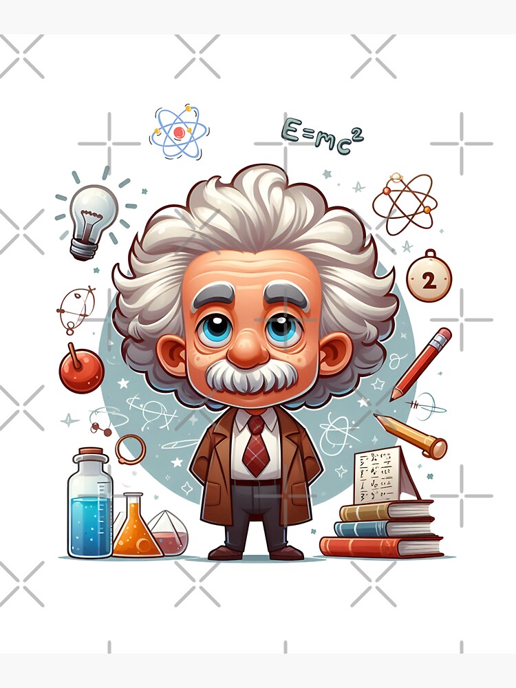 albert einstein cartoon pictures