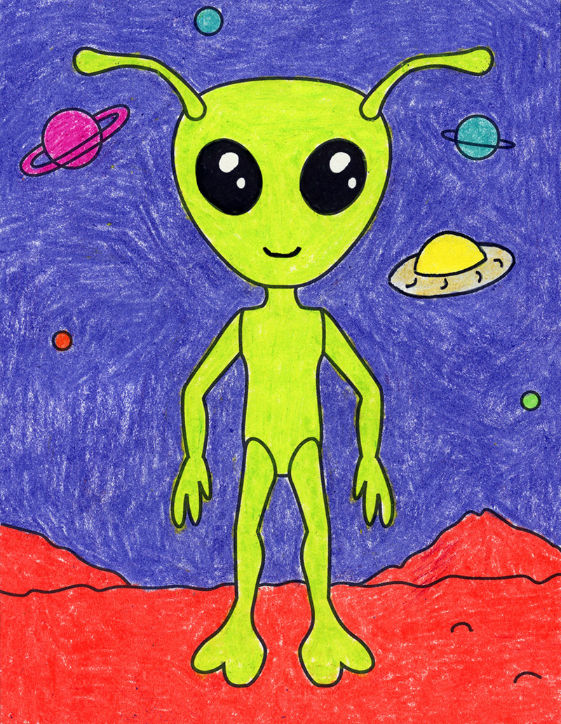 alien pictures for kids