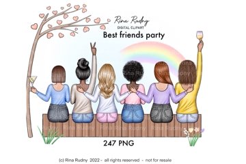 Best friends forever clipart with besties png, bff,