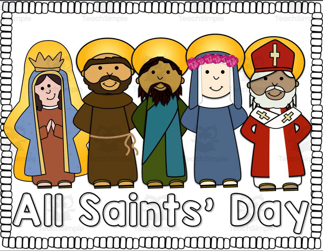 all saints day clipart