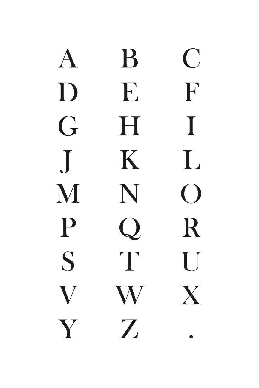 alphabet