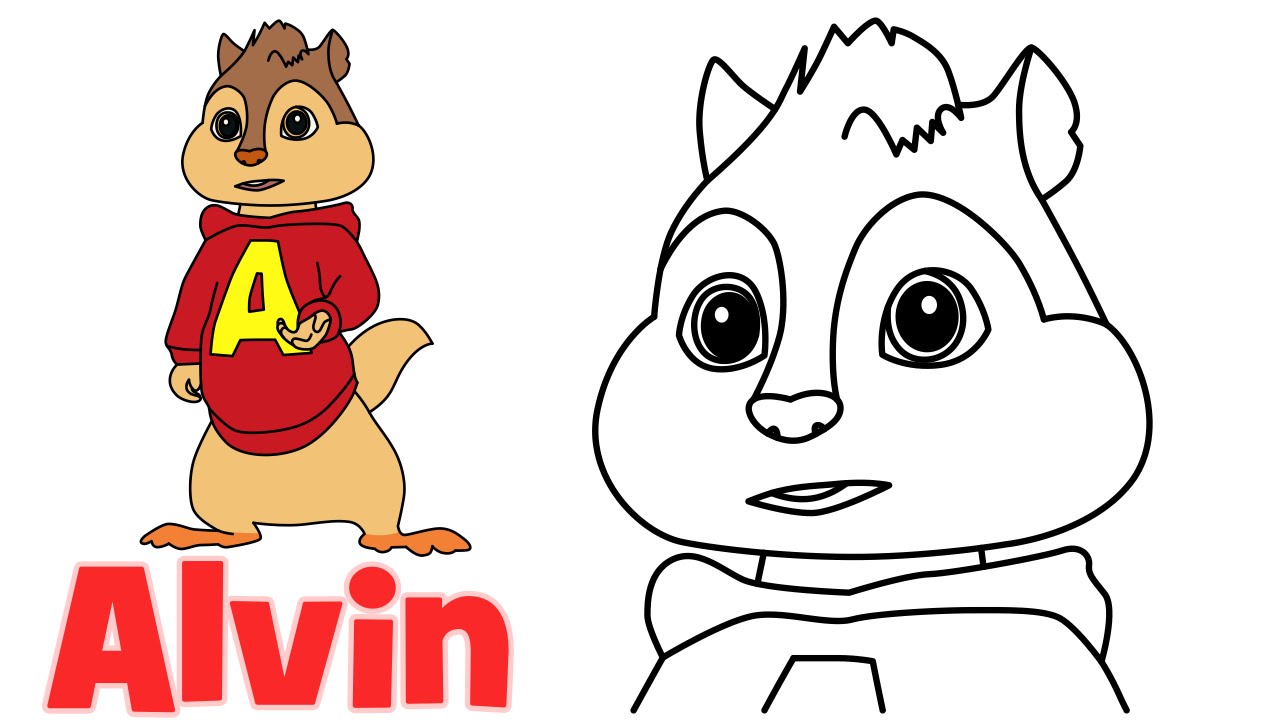 alvin and the chipmunks drawings